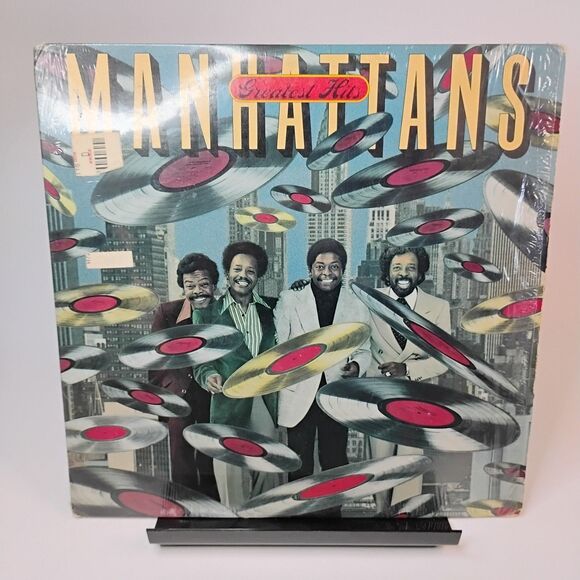 VTG Manhattans ~ Greatest Hits LP Vinyl Record ~ JC36861 ~ Funk Soul 1980 - Picture 1 of 4